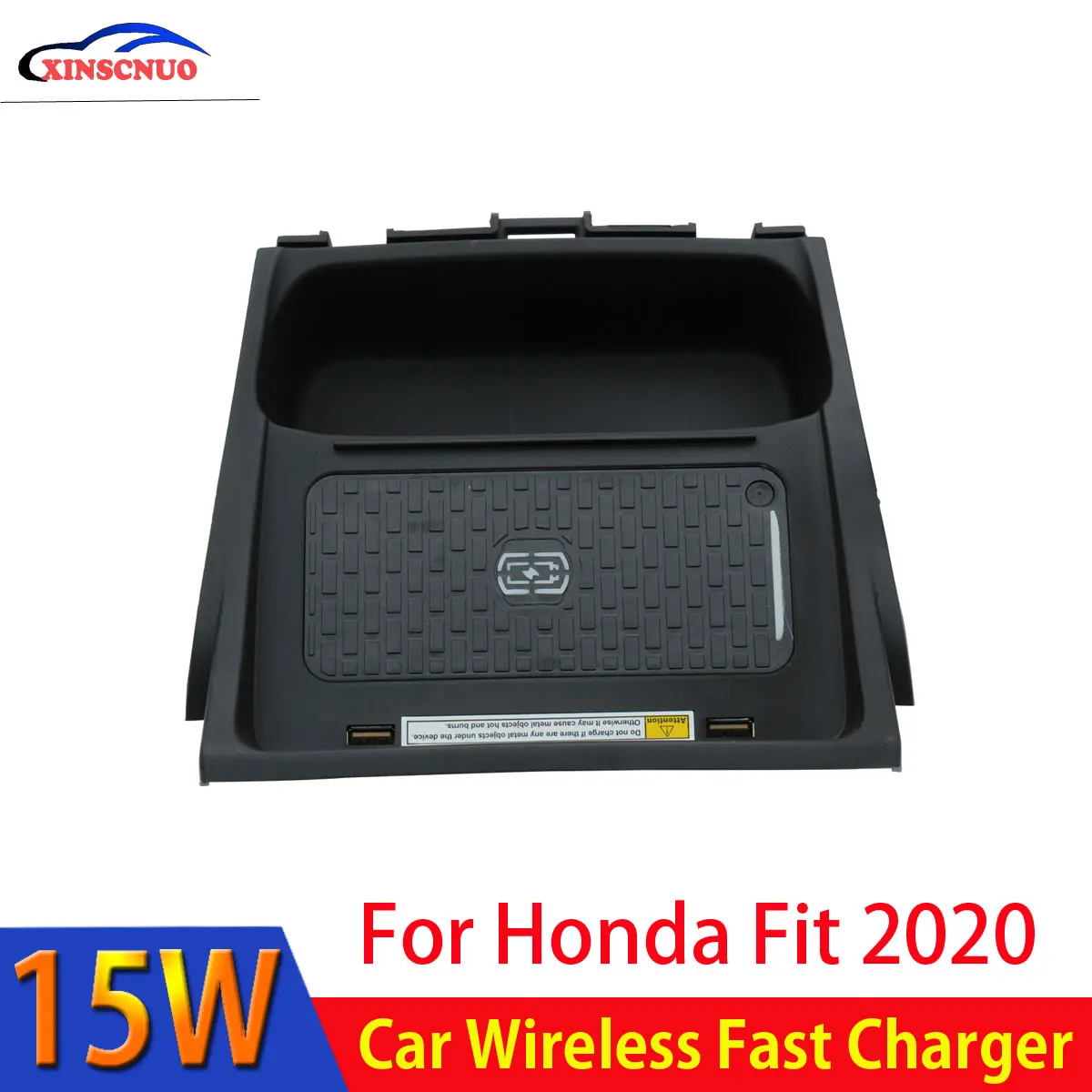 Car Accessories Fast Charger QI wireless charging phone For Honda Fit 2020 Module Wireless Onboard Car Charging Pad