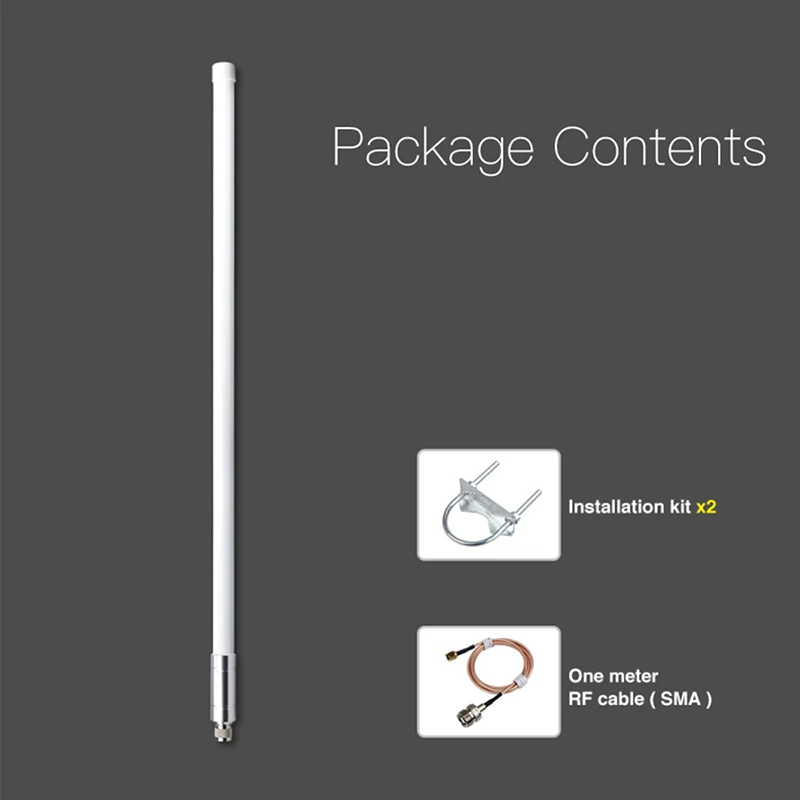 

LoRaWAN 858MHz LoRa fiberglass antenna Outdoor 8dBi Antenna Long range Gateway Wireless IIoT lora Industrial IoT LPWAN 878MHz