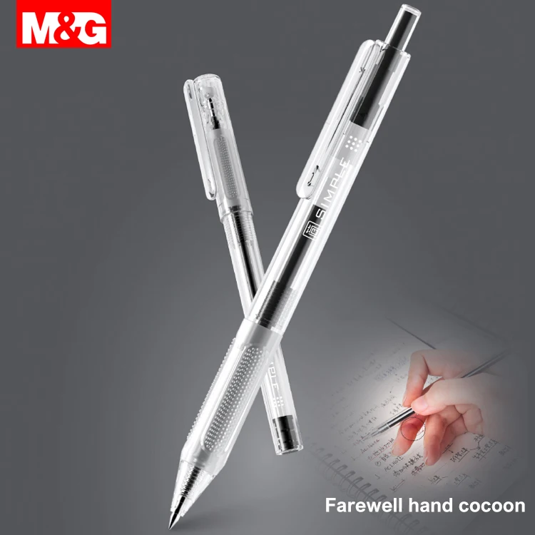 New Arrival 0.5mm Gel Pen Black Ink Pen Gel Pen School Office Supply Stationery for Student Exam Writing smooth