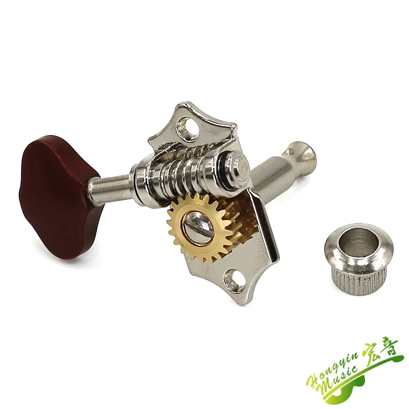 Taiwan Guitar String Tuning Pegs Tuners Machine Heads classics open type  retro for Folk Acoustic Guitar 3L 3R Chrome