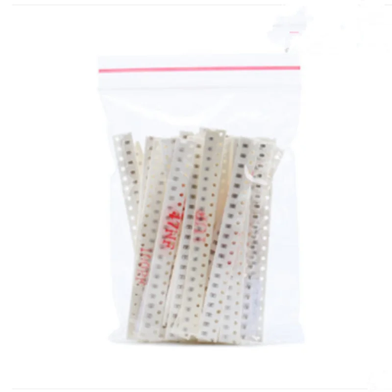 0402 0603 0805 سمد مكثف حزمة 1pF-10uF 3.9pF-22 فائق التوهج تستخدم عادة مكثف حزمة