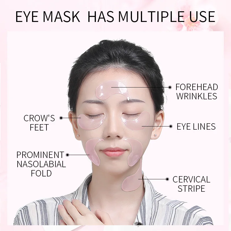 10Pcs=5Pairs Nonapeptide Sakur - Collagen Under Eye Patches review and price