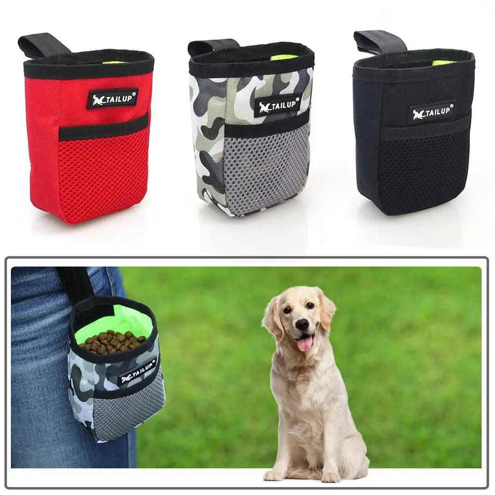 Mini Outdoor Portable Training Dog Snack Bag Pet Supplies Strong Wear Resistance Large Capacity Puppy Snack Reward Waist Bag