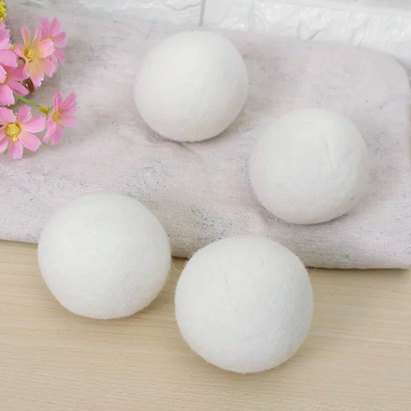 6/7cm Reusable Wool Dryer Balls Softener Laundry Laundry Ball Home Washing Balls Wool Dryer Balls Washing Machine Accessories