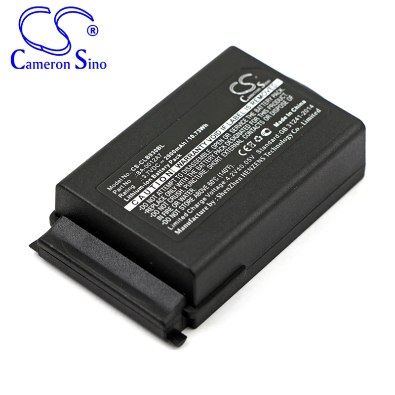 CameronSino Battery for CipherLAB 9300 9400 9600 CPT 9300 fits CipherLAB BA-0012A7 Barcode Scanner battery 2900mAh/10.73Wh 3.70V