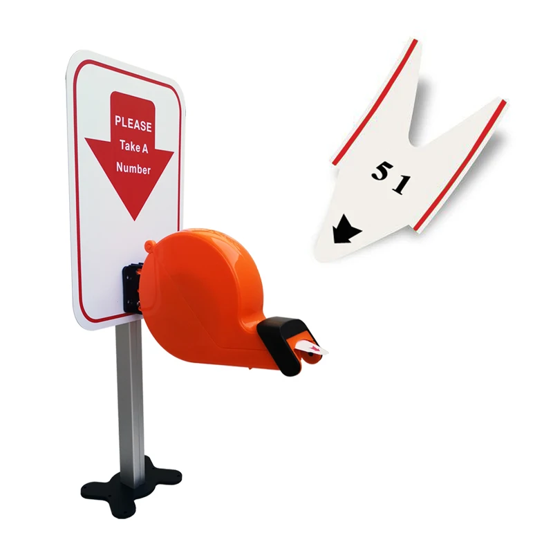 2-digits Turn O Matic Take a Number Roll Wireless Queue Management System Now Serving Manual Ticket Dispenser