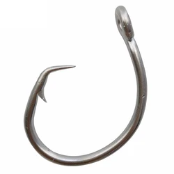 39960 stainless steel fishing hook, white bait, size 8/0 9/0 10/0 11/0 12/0 13/0 14/0 15/0, 50PCs