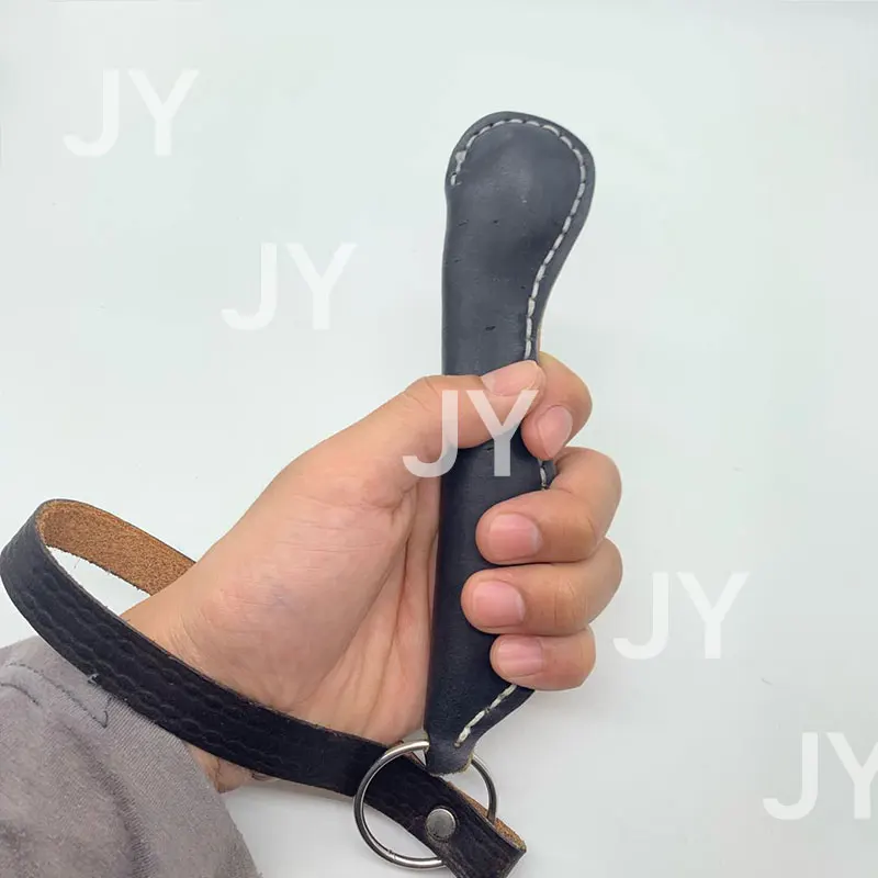 EDC Small Leather beat Outdoor Self defense Tools Anti-wolf Tools Defense Leather Massage Stick for women spank tools