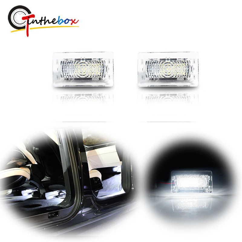 Gtinthebox 2PCS White LED Car Interior Lights, Door Courtesy Lights,  Trunk Area Cargo Lights For Tesla Model S Model X Model 3