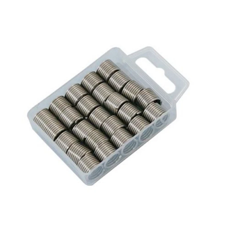 M8 X 1.25 25PCS Stainless Steel Thread Repair Helical Coil Wire Inserts Set For Car Motorcycle Helicoil AT2059C1