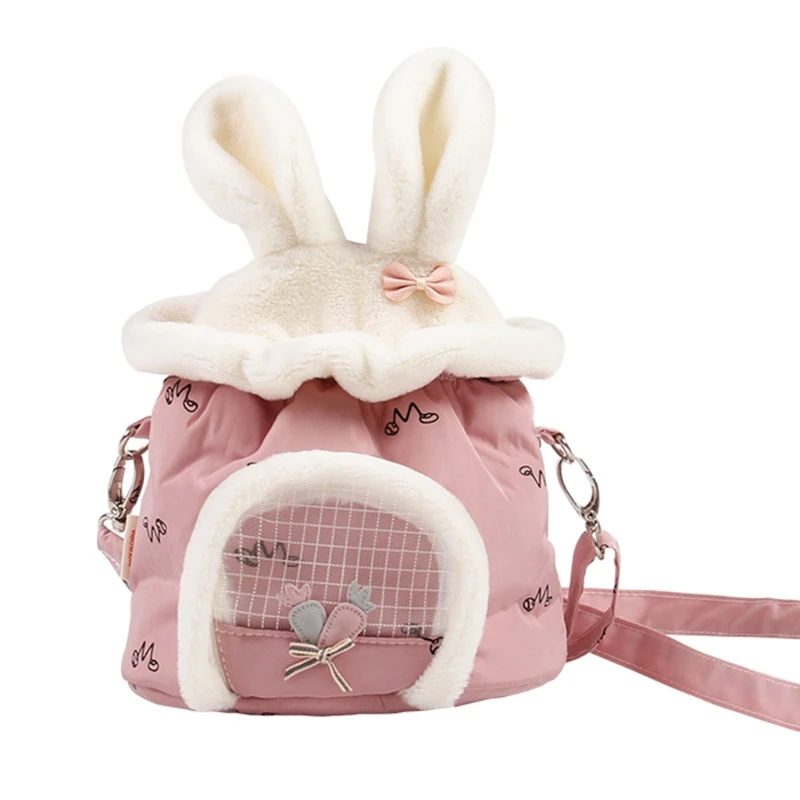 Soft Hamster Small Pet Carrier Bag Portable Travel Handbag for Hedgehog Guinea Pigs Sugar Glider Pouch Bag Breathable