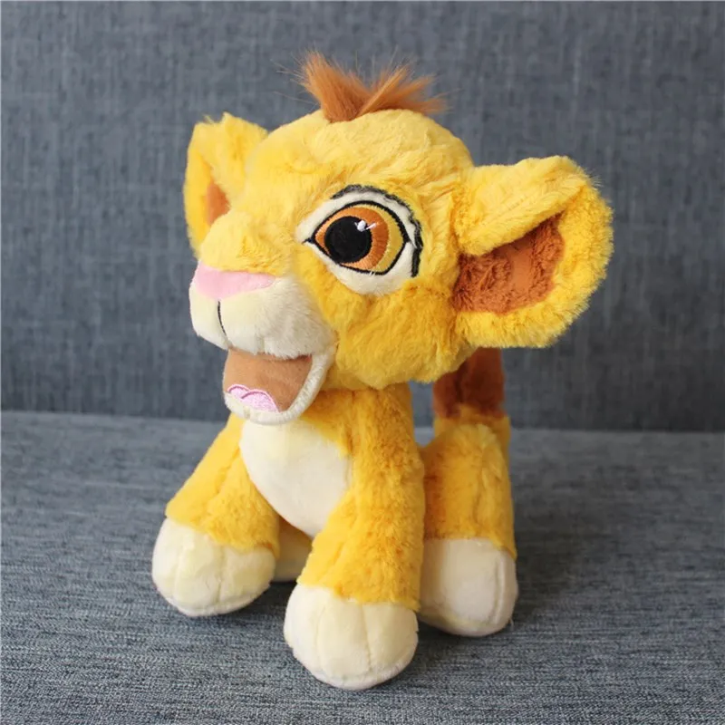 Disney Movie The Lion King Baby Simba And Baby Nala Plush Stuffed Toy Dolls 23cm