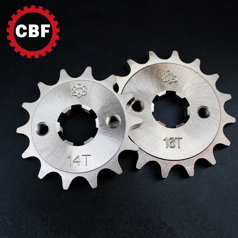 1szt Stal stopowa niklu 428 14T 15T 16T 17T Zębatka do CBF OTR Z-ones 150 Dirt Pit Bike Motorower Skuter Motocykl