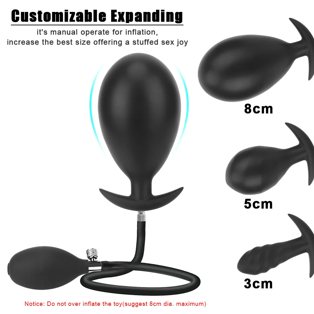 여성용 팽창식 항문 플러그, 큰 딜도, 질 확장기, 남성 18 엉덩이 확장기, 섹스 토이, 성인 게임, 커플 도구, 에로틱 제품