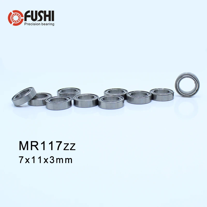 

MR117ZZ ABEC-1 500PCS 7X11X3 mm Miniature Ball Bearings L1170ZZ