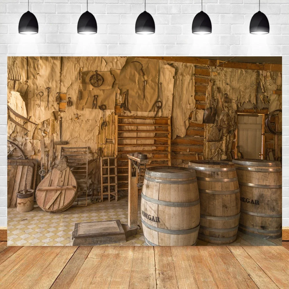 Laeacco Alten Ländlichen Holz Lager Bauernhof Glas Veranda Boden Baby Porträt Foto Hintergründe Fotografie Kulissen Für Foto Studio