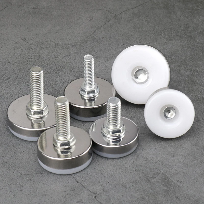 Stainless steel Adjustable Furniture Feet Nylon Base Levelers, for Sofa, Table, Chair, Cabinet, Workbench of Leveling feet