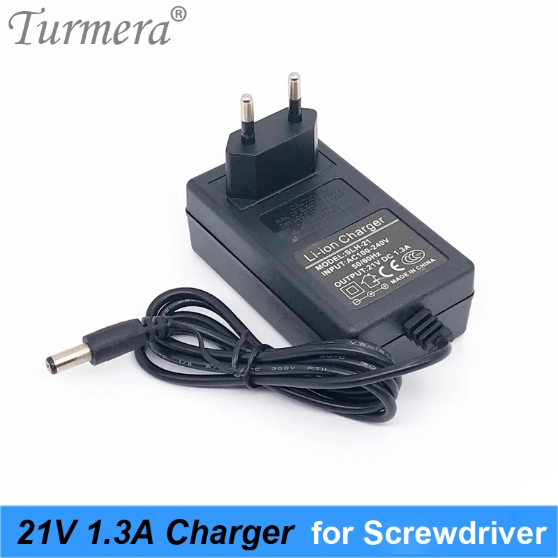 12.6V 16.8V 21V 25V 1A 1.3A 18650 Lithium Battery Charger DC 5.5MM*2.1MM 110-220V Lithium Li-ion Battery Charger for Screwdriver