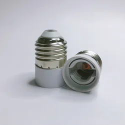 BEYLSION Converter E27 TO E14 Adapter Conversion Socket ABS Material Fireproof Socket Adapter Lamp Holder