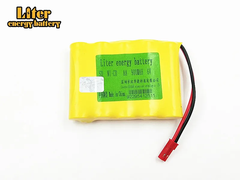 6v 900 mah AA NI-CD M brinquedos navio carro robô Elétrica Da Bateria recarregável 6.0v 900 mah