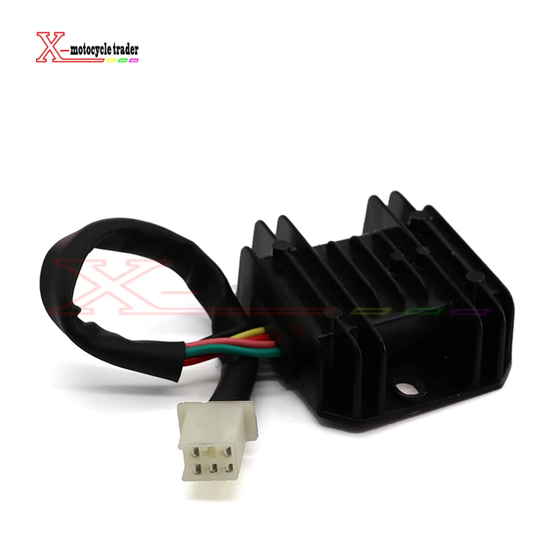 Motorcycle Brand New 5 wire Voltage Regulator Rectifier 5 pin FXD ZJ 12V GY6 scooter ATV 50cc 125cc 150cc