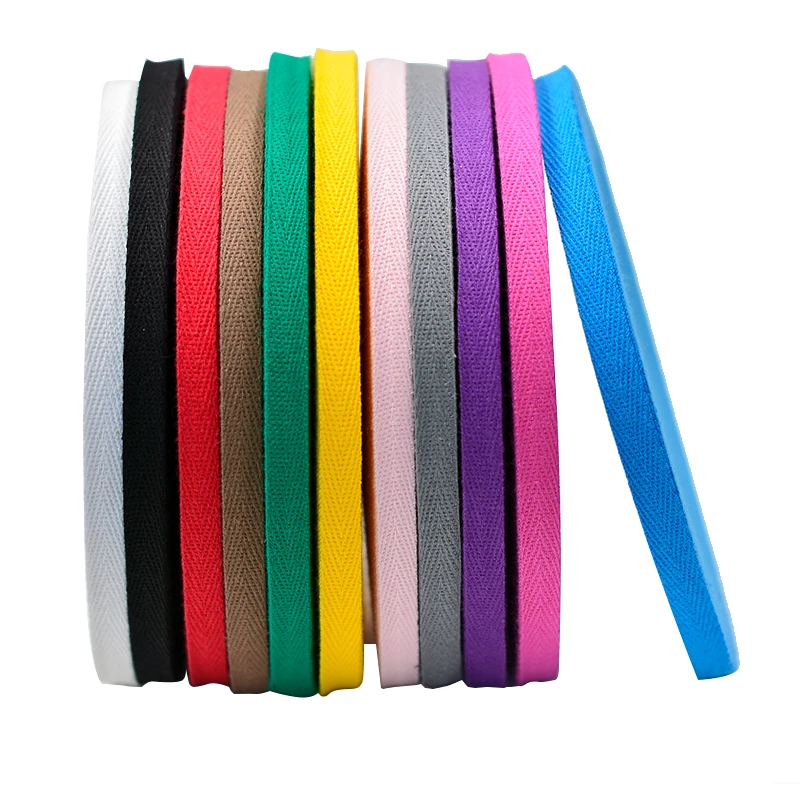 5 yards/Lot 10mm/20mm 100% Baumwolle Band Hserring Knochen Handgemachte Band Hochzeit Weihnachten Dekoration DIY nähen Stoff Handwerk – Detail 2