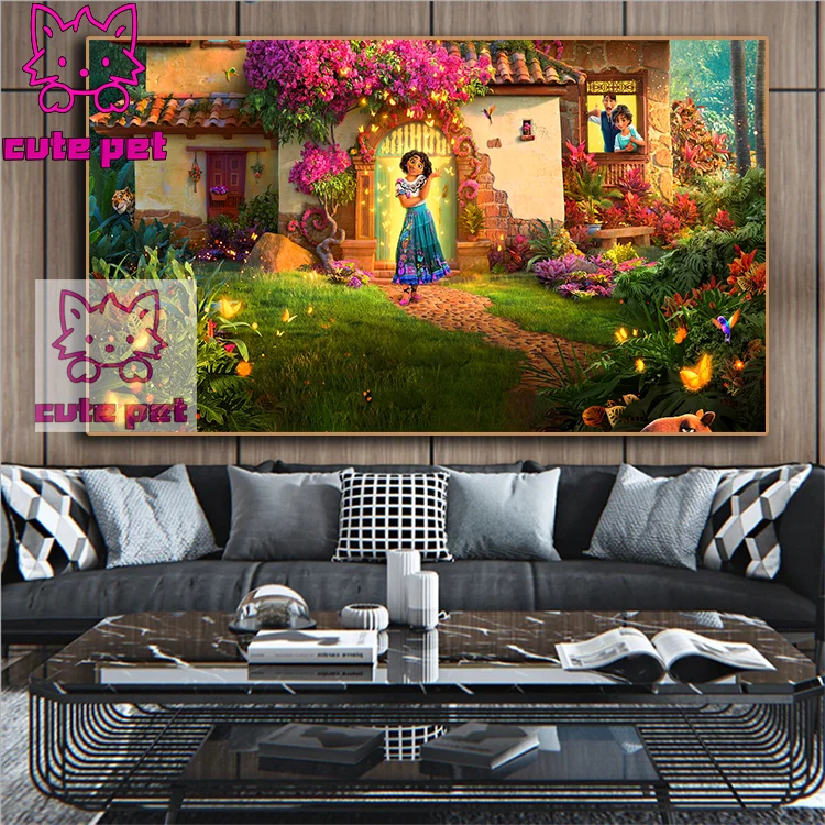 famous Cartoon anime 5D diy Diamond Painting cross stitch Home garden mosaic diamond embroidery Children's room decoration large