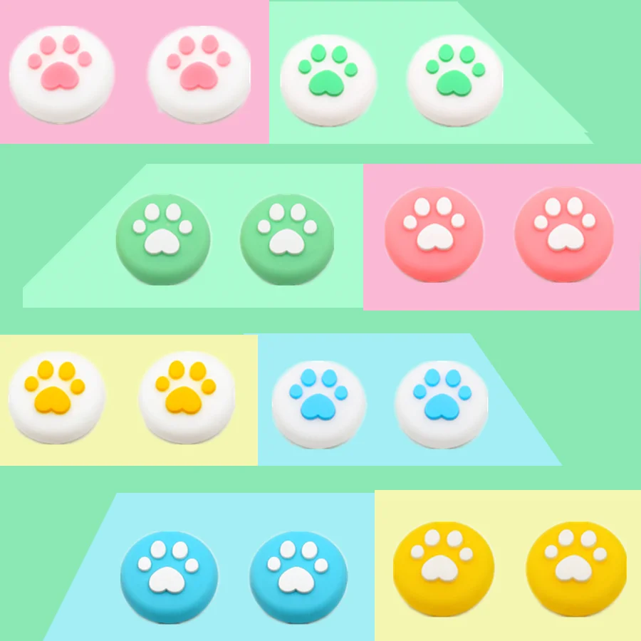 Capuchons de protection analogiques en caoutchouc pour nintendo Switch Lite, housse de protection pour Joystick, poignées pour manette Joy-cons