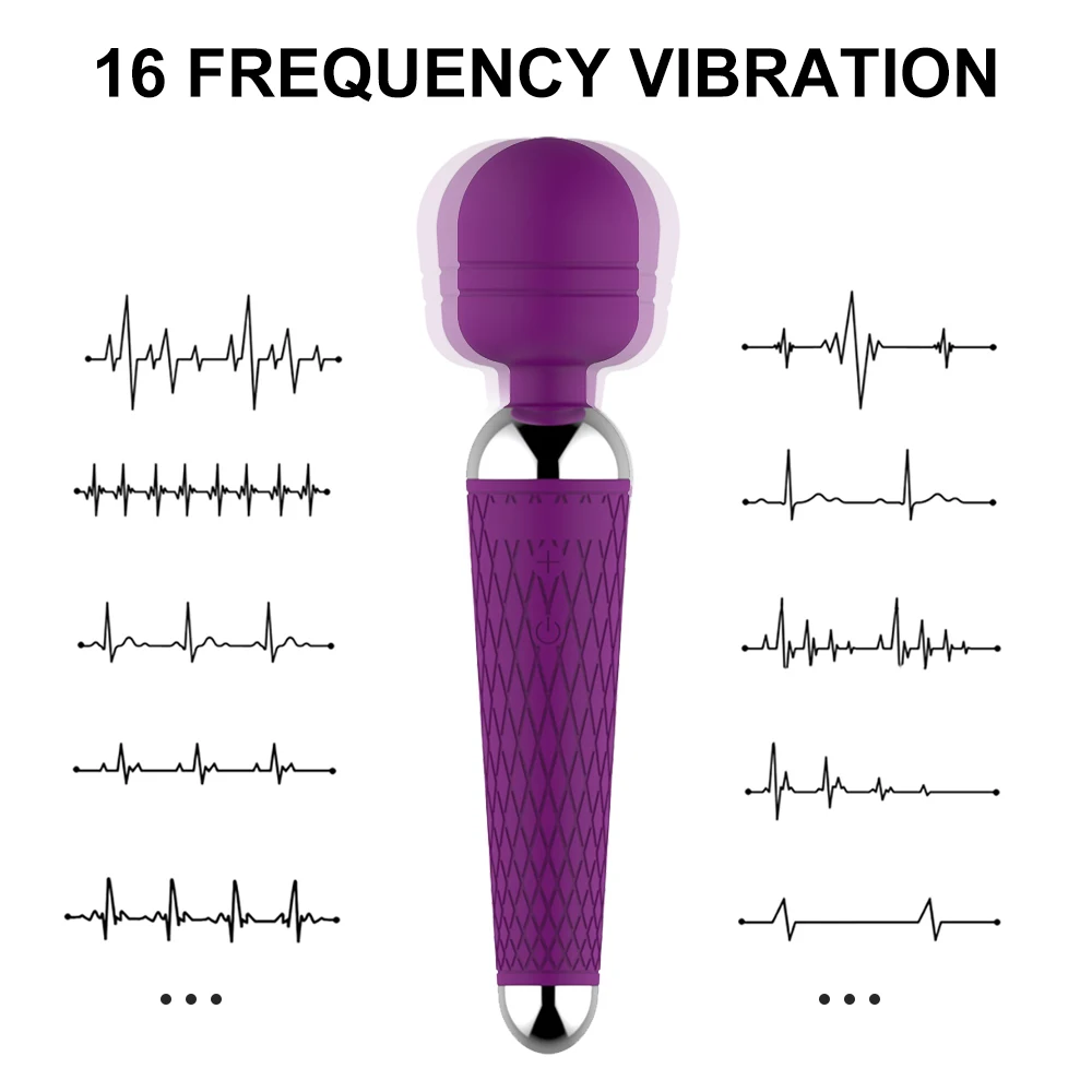 Wireless Dildos AV Vibrator Magic Wand for Women Clitoris Stimulator USB Rechargeable Massager Goods Sex Toys for Adults 18