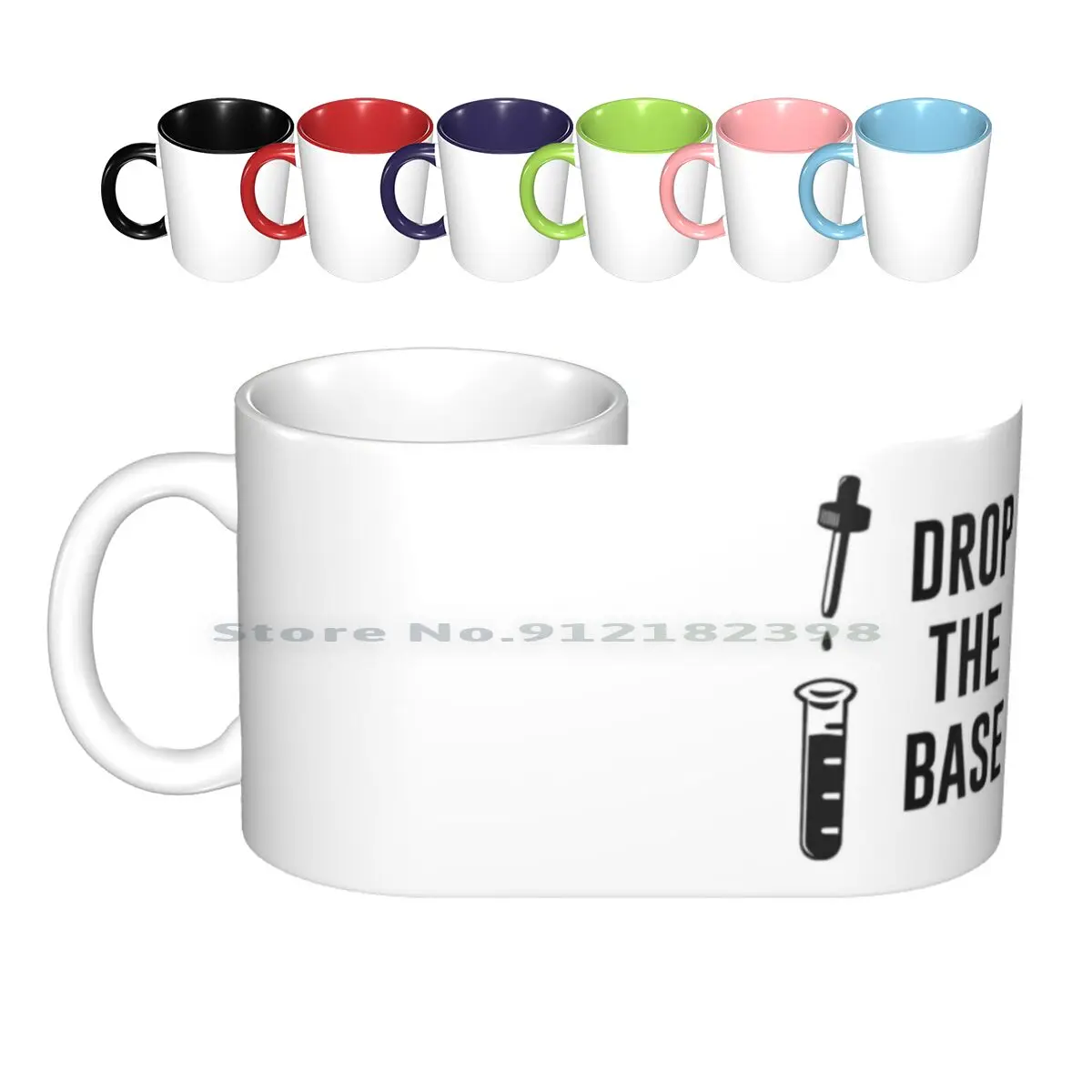 Drop The Bass Chemistry Base Ceramic Mugs Coffee Cups Milk Tea Mug Drop The Bass Drop Base Chemistry Chemistry Science