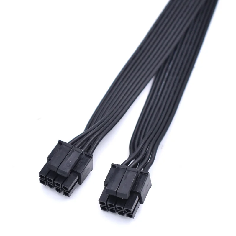 ATX 12V CPU 8 Pin Female to Dual 8(4+4) Pin Male for Motherboard CPU Power Adapter Y-Splitter 8 Pin Extension Cable