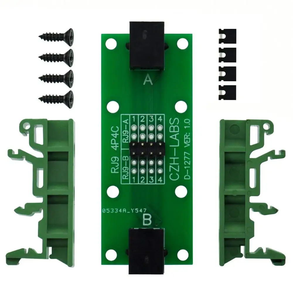 

CZH-LABS RJ9 4P4C Diagnostic Test Breakout Module Board.