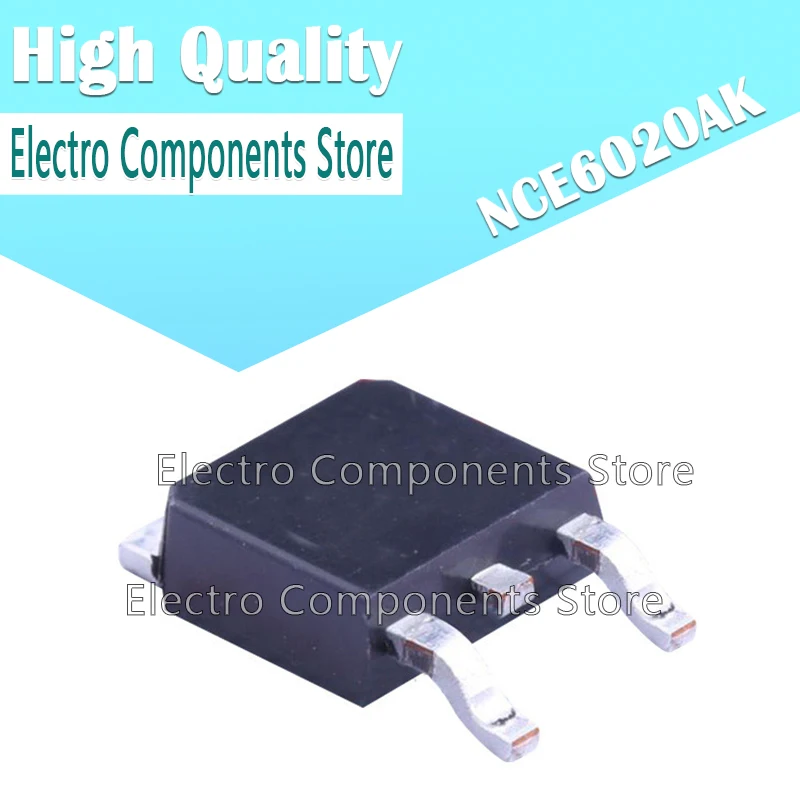 10Pcs/Lot NCE6020AK TO-252 60V/20A N-Channel MOS Tube NCE MOS Field Effect Transistor 60V 20A