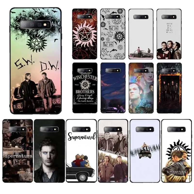 MaiYaCa Supernatural SPN Dean And Sam Phone Case for Samsung S10 21 20 9 8 plus lite S20 UlTRA 7edge