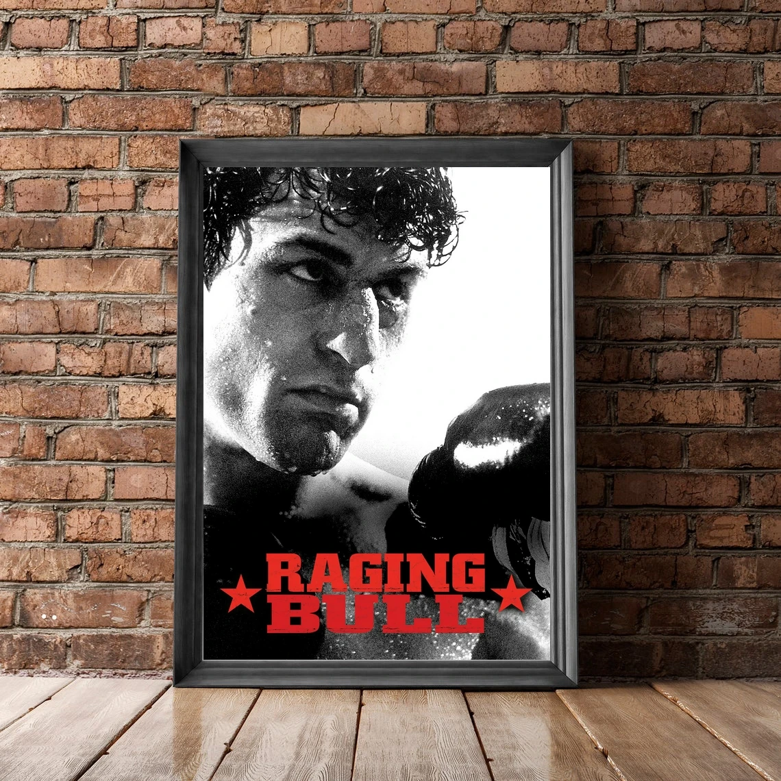 Raging Bull Movie Poster Martin Scorsese Movie Robert De Niro, Cathy Moriarty, Joe Pesci Print Art Gift