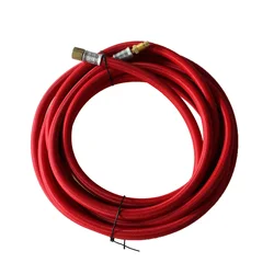 WP26 4m Flexible super soft Rubber on Braided Weave Overlay Power Cable M16*1.5 connector