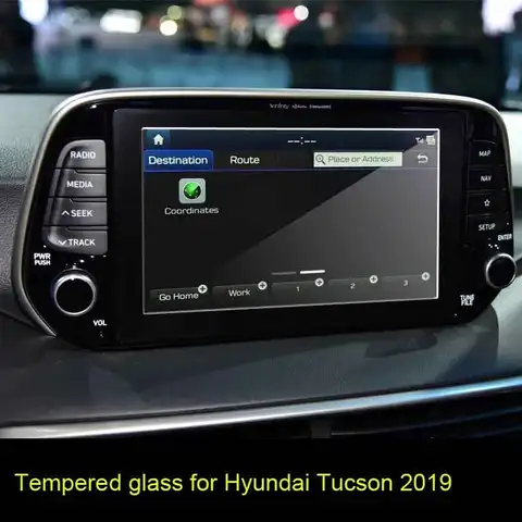 Для Hyundai Tucson 2019 Автомобильный GPS навигатор Закаленное стекло Защитная пленка для ЖК-экрана автомобильные аксессуары для интерьера