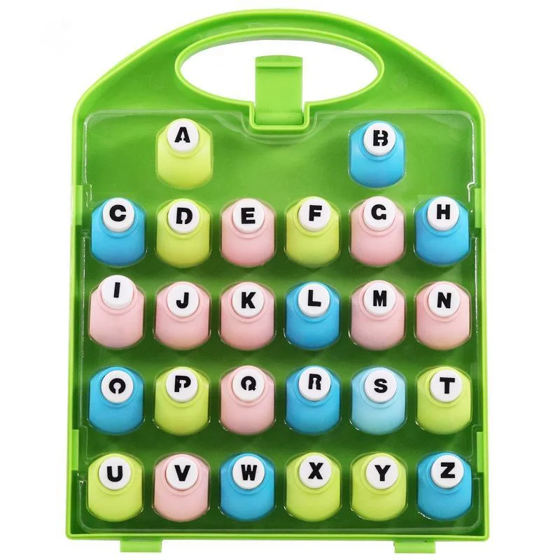 Punching Machine Letter Set Children's Punching Machine Student Embossing Machine Edging Handmade Diy Production Gifts