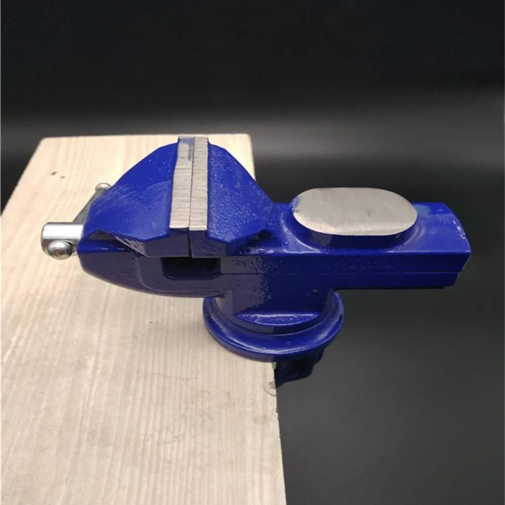 Imagem -06 - Morsa Mecânica para Mecânico Torno de Mesa com Base Giratória 360 Graus para Fixação Superior em Ferro Fundido