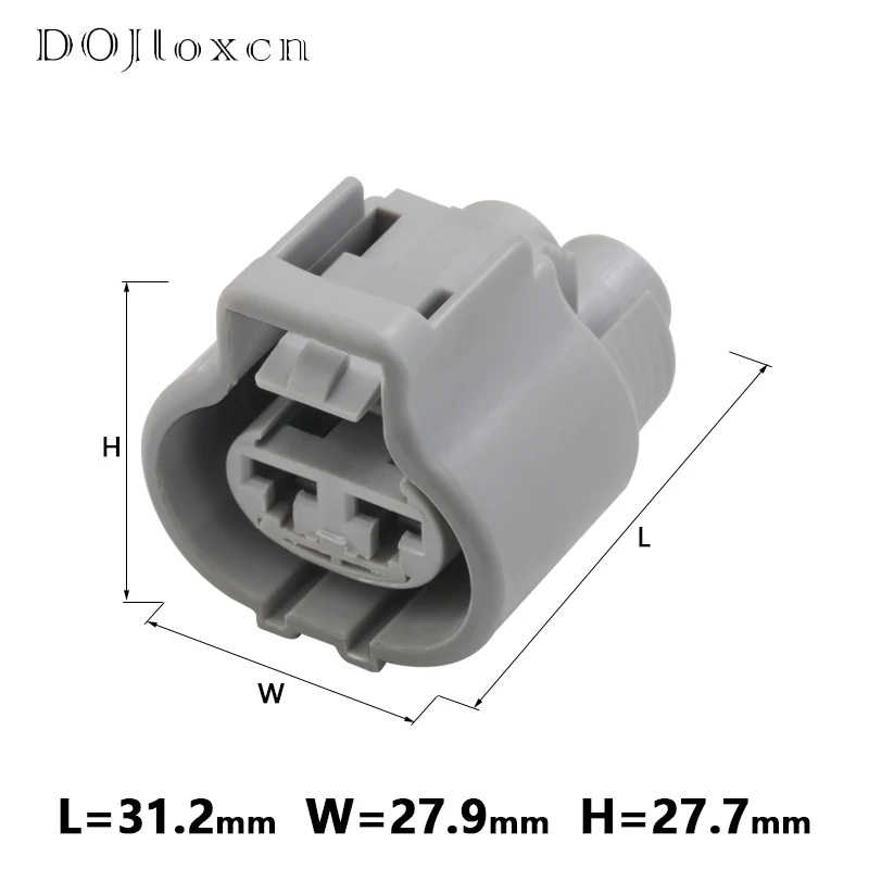 1/5/10/20/50 Sets 2 Pin Automobile Electronic Fan Waterproof Male Female Connector For Ford Focus Mazda Haima 176143-6 176146-6