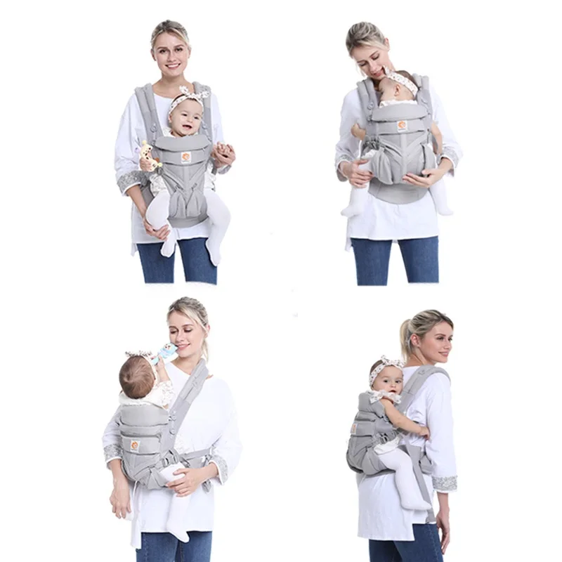 Baby Carrier  All Carry Positions  Sling with Cool Air Mesh Cotton Four Seasons For Mother Father Parents Egobaby360