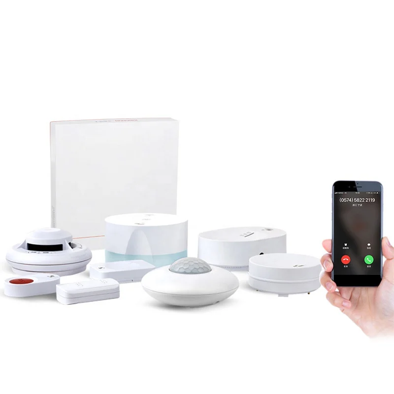 Alarms Systems Customize Home House WIFI Wireless Intelligent  Guard Fire prevention Smoke Detector Safety Kit