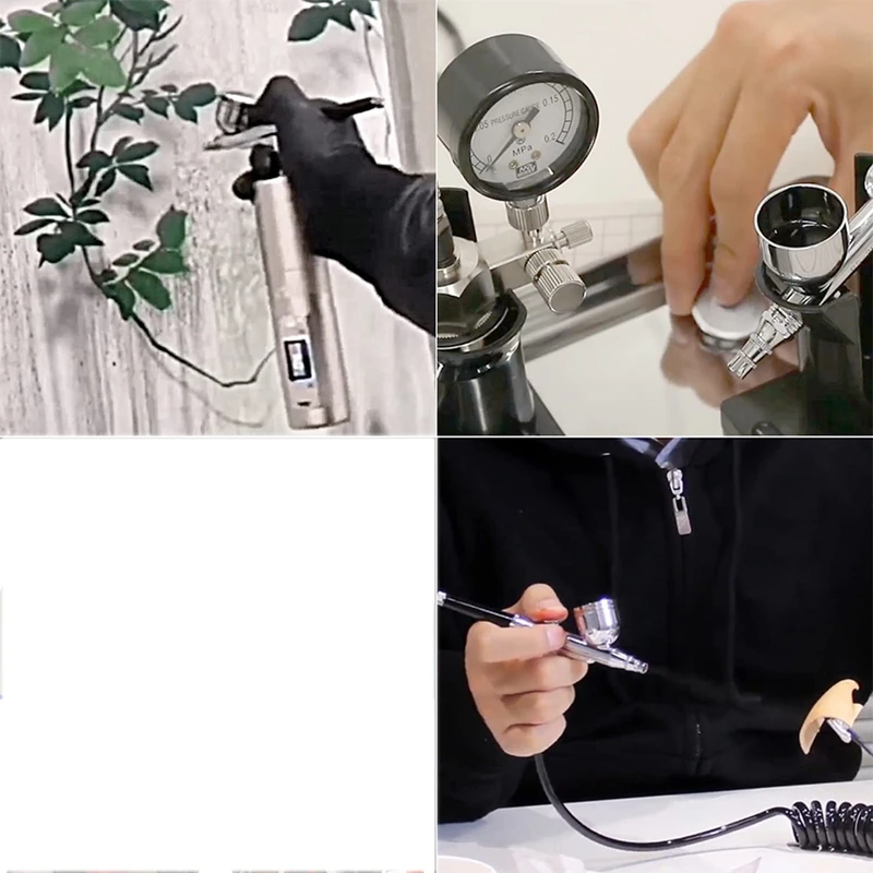16PCS Airbrush Adapter Set  Airbrush Adapter Quick Release Connector Airbrush Spray Cleaning Tool For Air Compressor