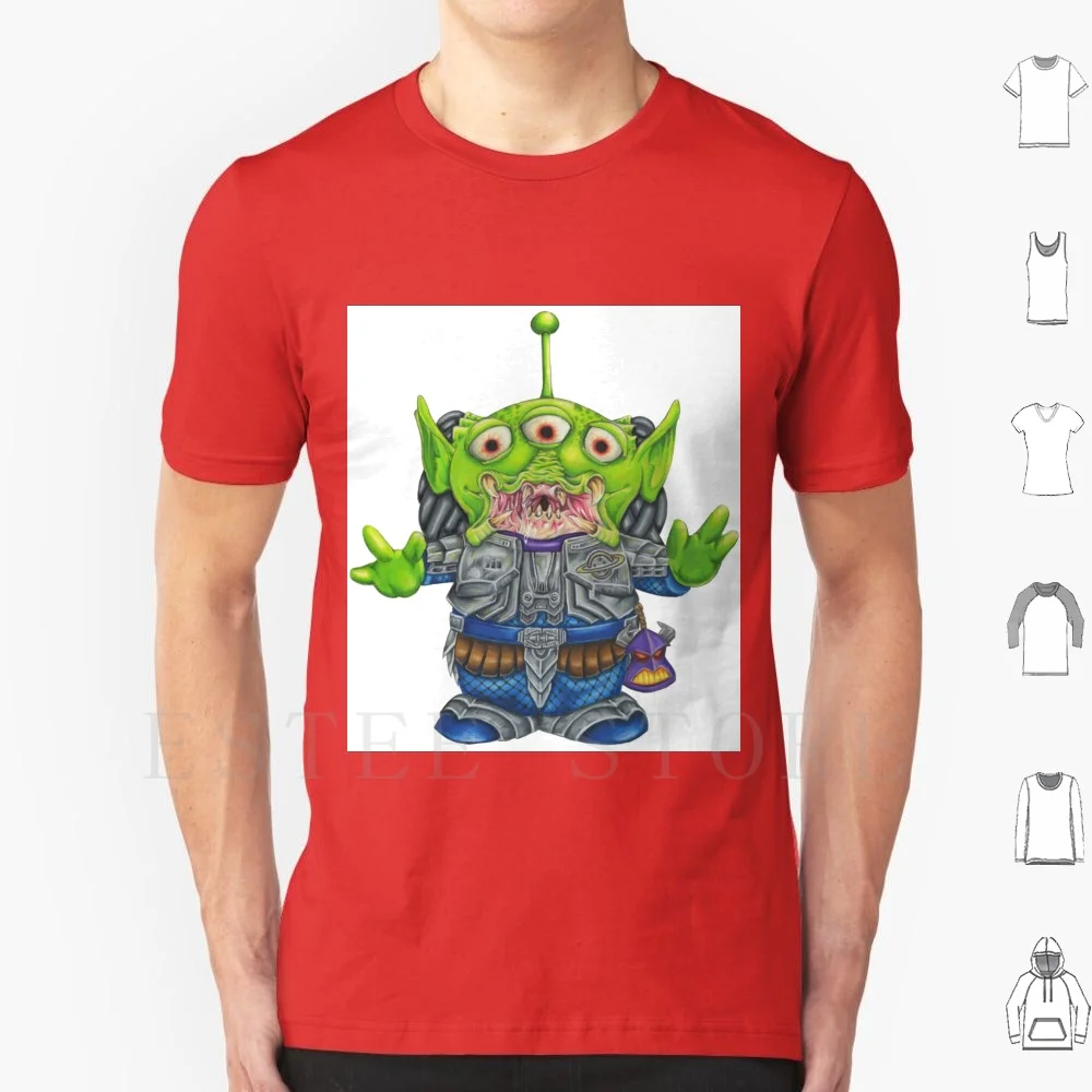 Little Green T Shirt Men Cotton 6Xl Little Green Man Little Green The Claw Avp Vs Hand Drawn