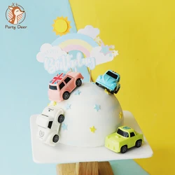 Mini Auto mobilitazione generale della decorazione della torta di accessori boy tema della torta cuoce pilota decorazione accessori regalo di amore