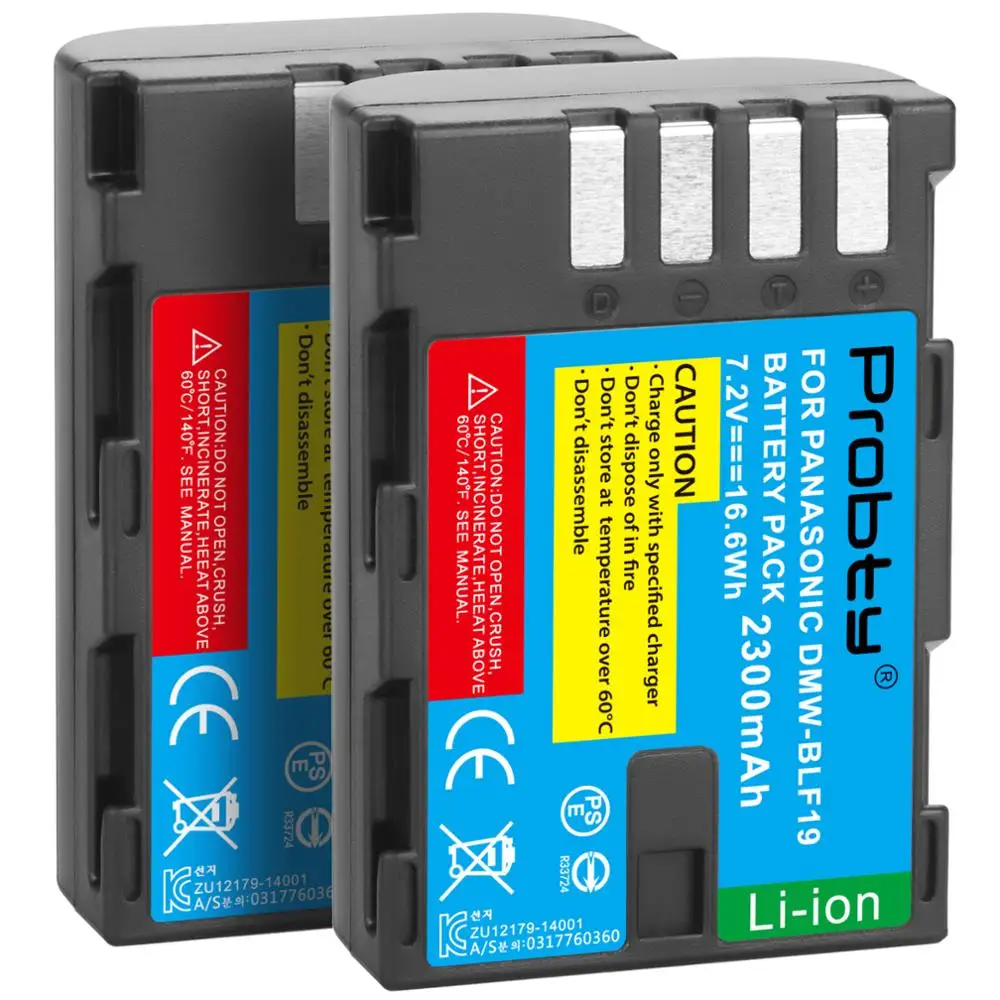 2300mAh DMW-BLF19E DMW-BLF19 aparat bateria DMW BLF19 BLF19 BLF19E + LCD podwójna ładowarka USB dla Panasonic Lumix GH3 GH4 GH5