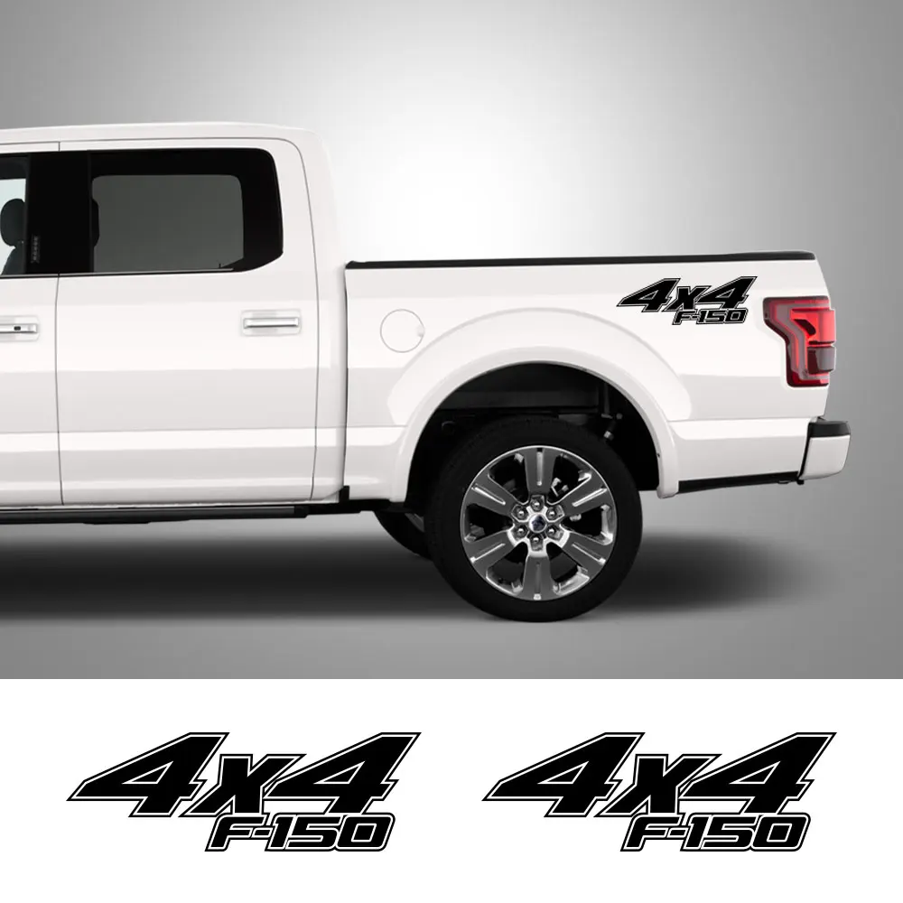 Pickup Rear Bed Side Stickers For Ford F150 Raptor XLT Truck Graphic 4x4 Car Decor Decal Cover Sticker Auto Tuning Accessories