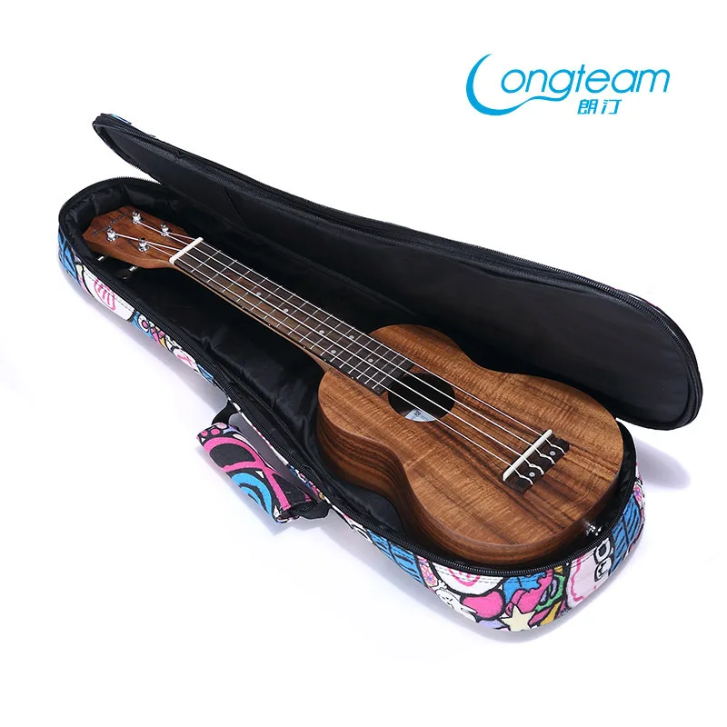 Ukulele Bag Case Waterproof Electric 21 23 24 26 Inches Soprano Concert Tenor Baritone Backpack Carry Gig Portable Colorful