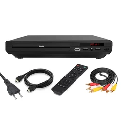 2024 New 1080P Desktop DVD Media Player for TV Region AV Output USB Top Quality EVDs VCD Disc Players for Durability 2200W