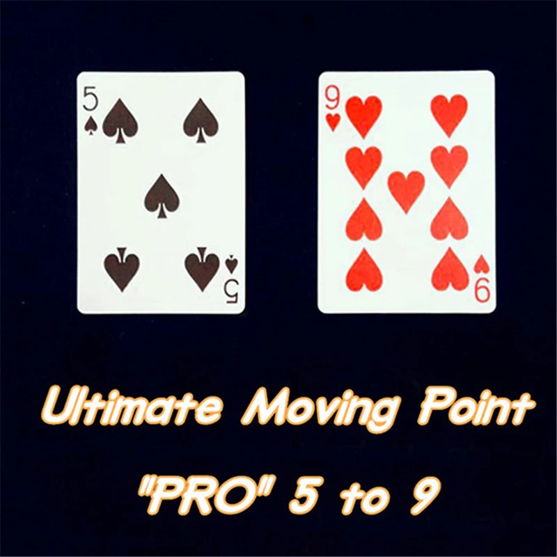 5 To 9 Hearts - Ultimate Moving Point  Magic Tricks Moving Pips Poker Card Close Up Card Magic Gimmick Magia Toys Joke Props